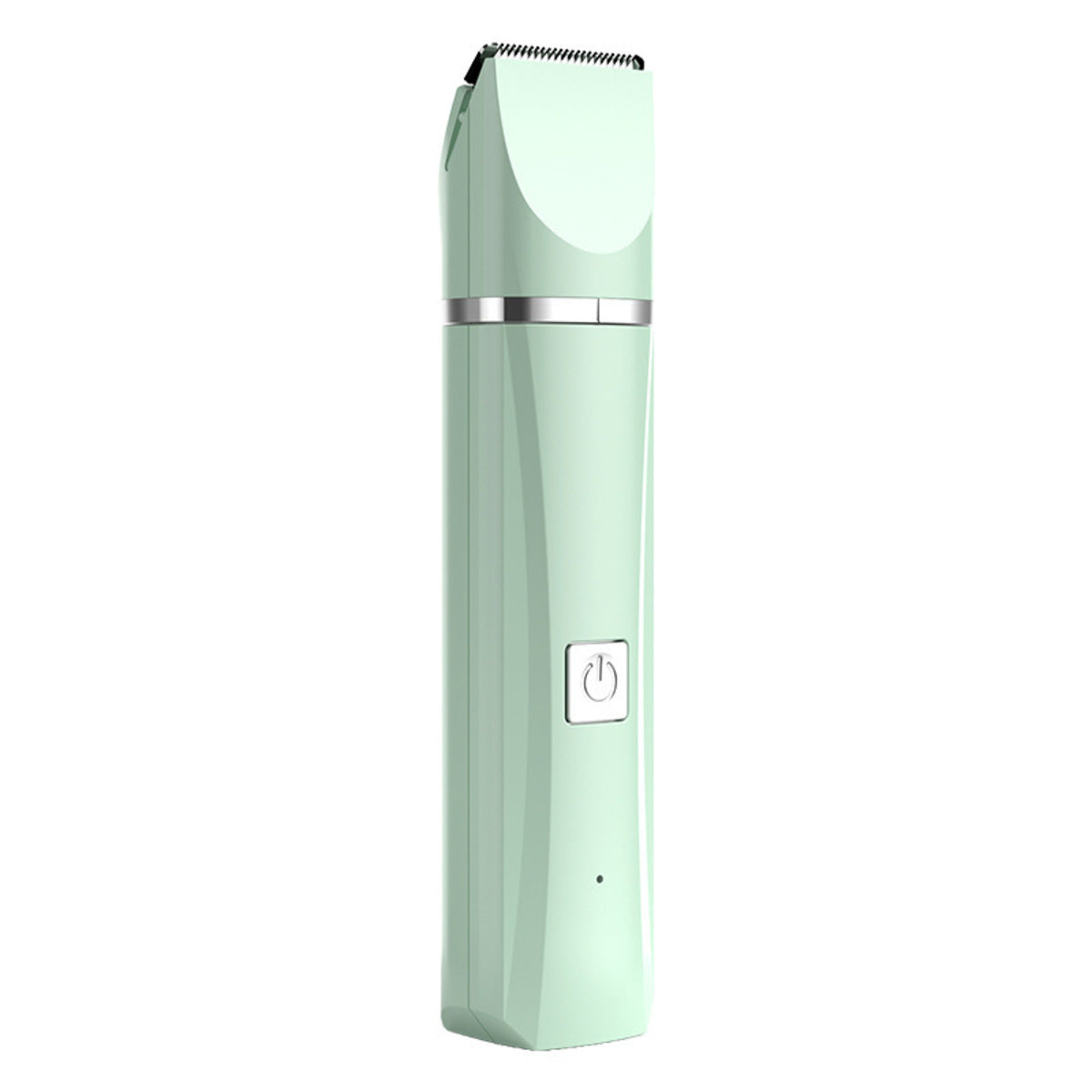 4-In-1 Pet Grooming Kit for Small Dogs Cats, Professional Quiet Rechargeable Hair Trimmer with 4 Interchangeable Heads, Low Noise Paw Nail Grinder Body Clipper