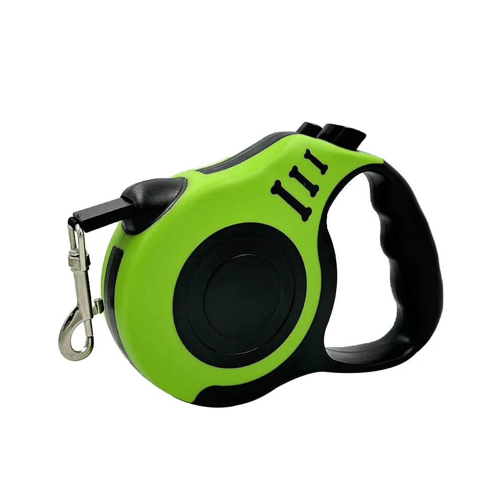 Retractable Dog Leash, 3M/5M Extendable Walking Lead for Small & Large Dogs with One-Button Brake & Lock, Strong Nylon Tape